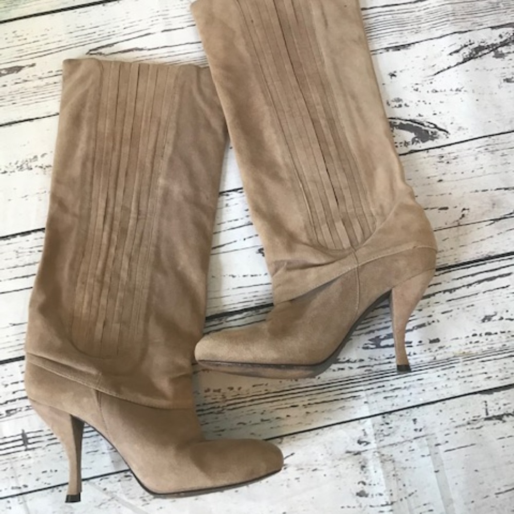 Elizabeth and James mane leather mocha boots 6.5 - Picture 2 of 8